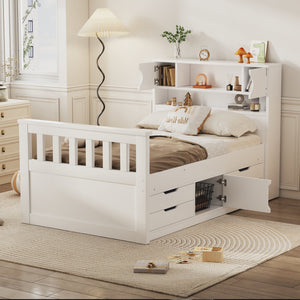 White + Solid Wood+MDF + Twin
