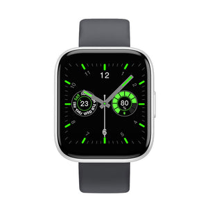 Silver silicone strap
