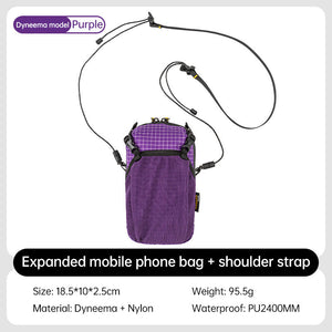 Purple, with shoulder straps