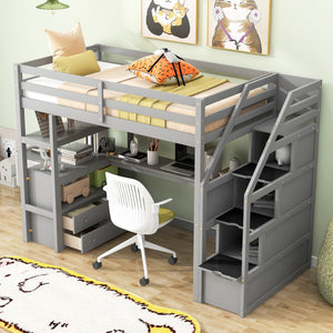 Gray + Pine