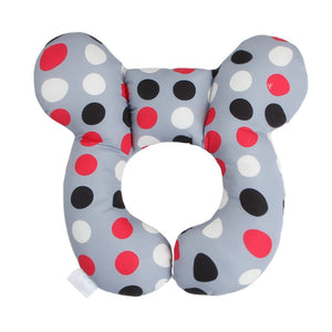 Red and black polka dot style