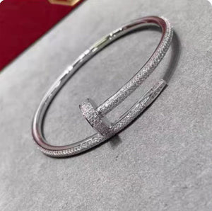 Coarse Version 【Half Halo Diamond】 White Gold