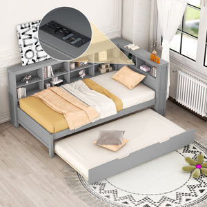 Grey + Wood +Twin