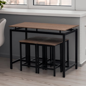 Dark Brown + MDF+Steel
