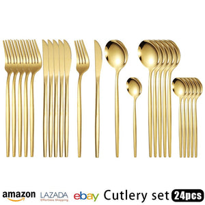 Rose Gold 24-Piece Set