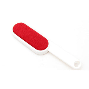 White handle red brush
