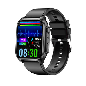 Black Silicone Strap