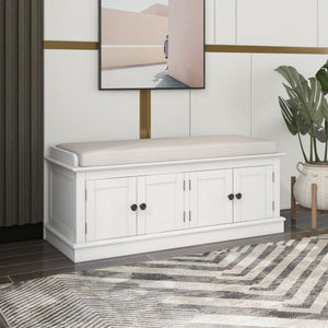 White + Solid Wood