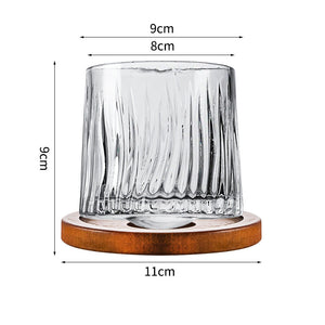 Transparent Glacier/Wooden Tra