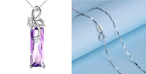 Purple B with chain