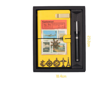 Lemon yellow black card suit
