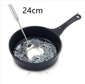 24cm black with lid