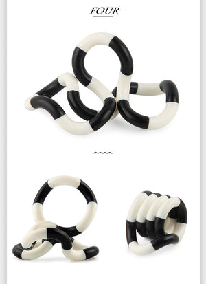 Black and white