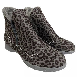 Grey leopard print