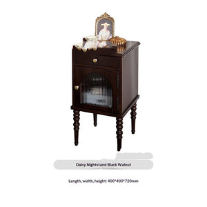 Bedside Table Walnut Color