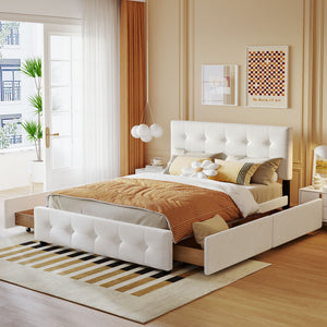 White + Upholstered