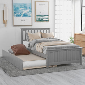 Gray + Solid Wood
