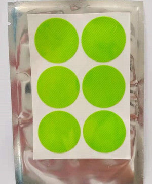 3.6cm green simple aluminum plated bag