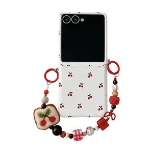 White Base Cherry + Pendant Chain