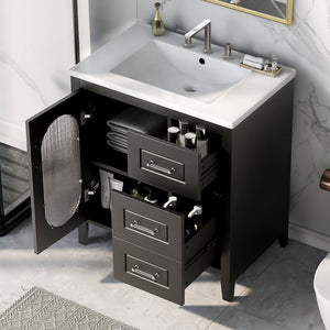 Black+Solid Wood+MDF