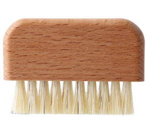 White Pig Hair Nail Brush