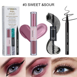 Mascara + Liquid Eyeliner + Liquid Eyeshadow03#