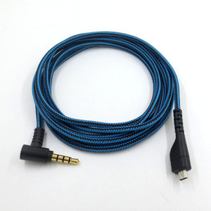 Bend and insert blue and black ice lines