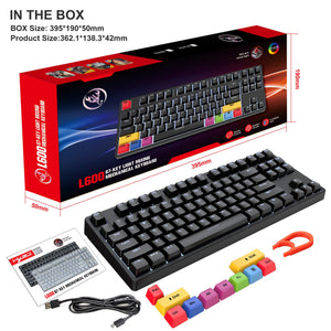 L600B Black red axis