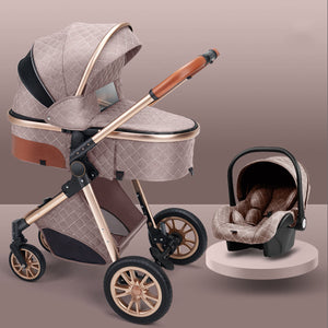 Golden tube khaki color+safety basket
