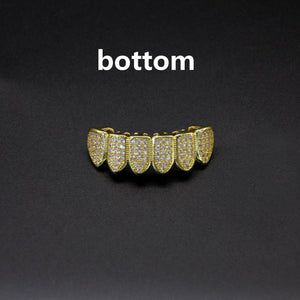 Golden lower teeth