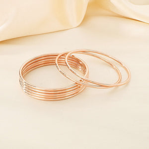 7 Bracelets - Rose Gold