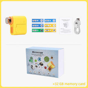 DV microscope yellow+32GB memory card