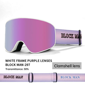 White Frame Fantasy Purple Lenses