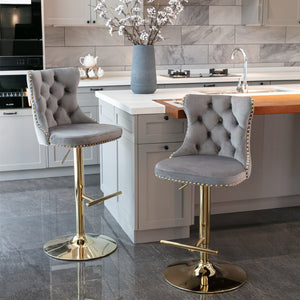 gray + Velvet+ Foam