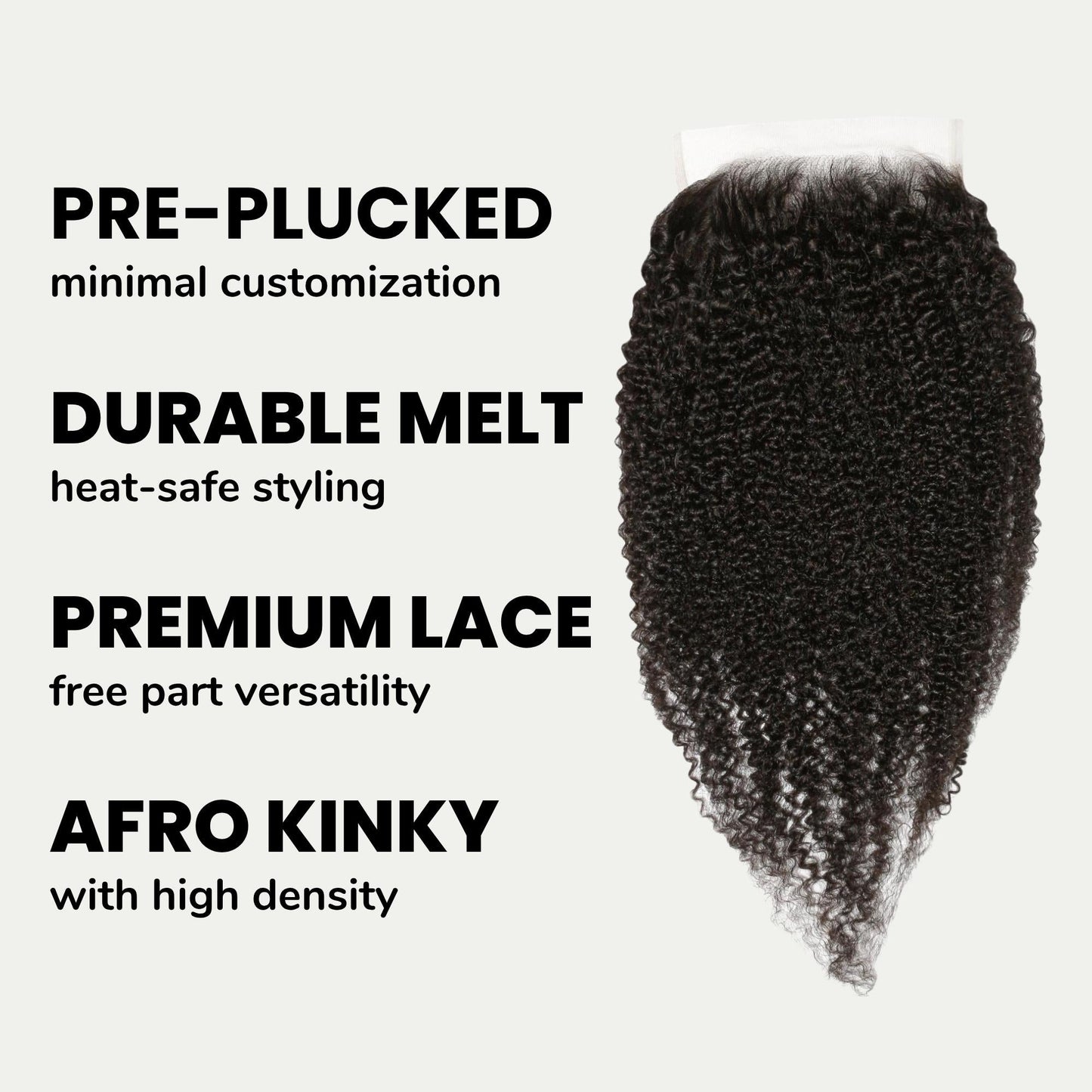 Afro Kinky 6x6 HD Lace Human Hair Closure