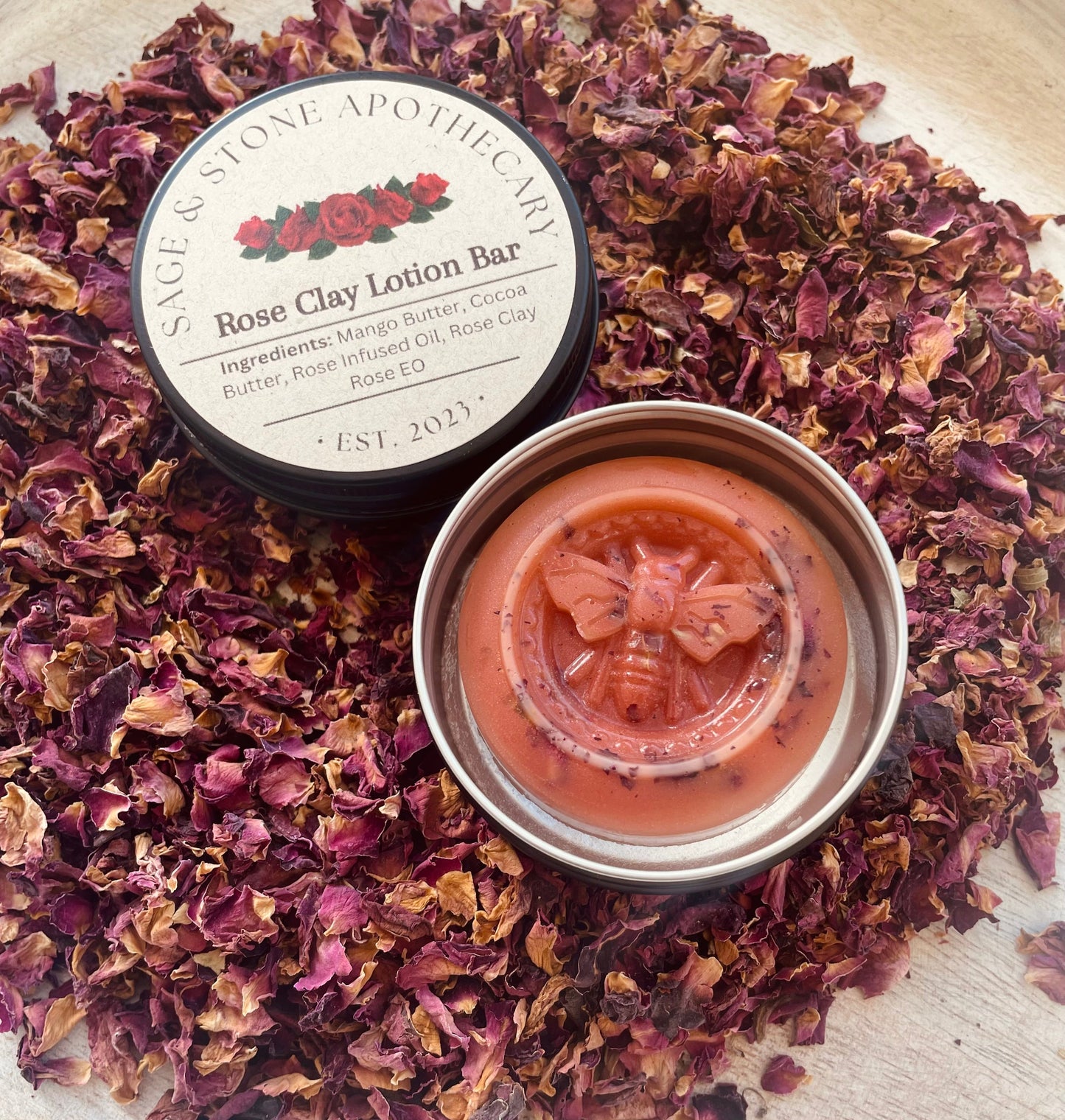 Rose Clay Lotion Bar