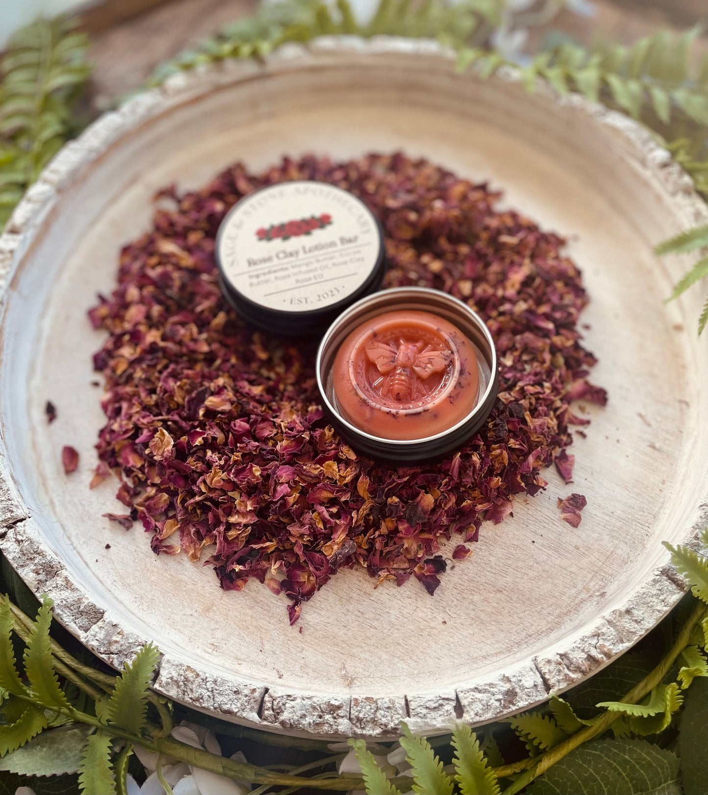 Rose Clay Lotion Bar