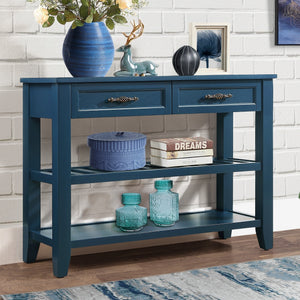 Navy Blue + Pine