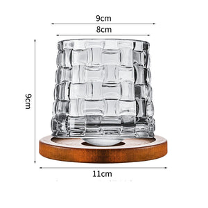 Transparent wearing/wooden tra