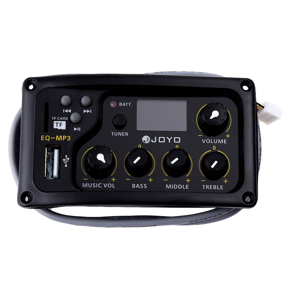 JOYO EQ - MP3 LCD Digital 3 Band EQ Pickup Preamp with Tuning Function