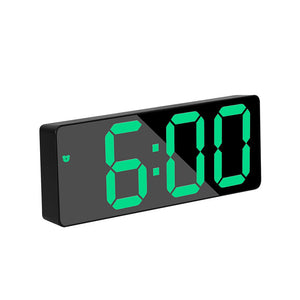 Rectangular Black Face Green Light