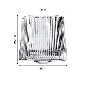 Transparent vertical stripe