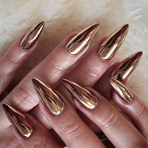 MEI-486-Bronze plating (almond nails)