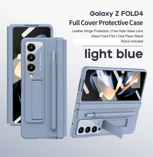 Light blue pen slot with film