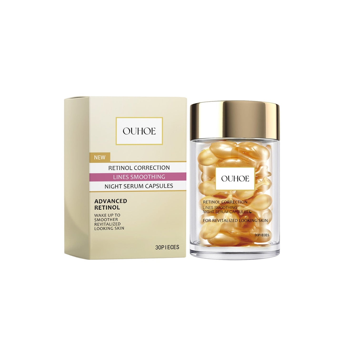 Retinol Anti-Wrinkle Serum, Reduce Facial Wrinkles And Fine Lines By Moisturizing And Firming Anti-Aging Essence