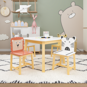White + Solid Wood