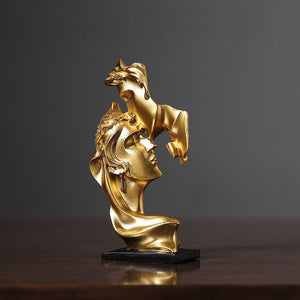 A Kiss of Deep Affection (Gold) Height 13.5