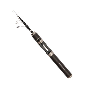 Retractable straight handle for mandarin fish fishing rod