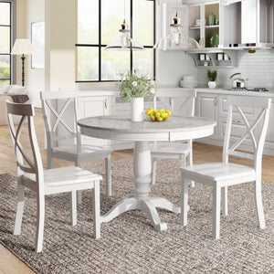 MDF + White + Solid Wood
