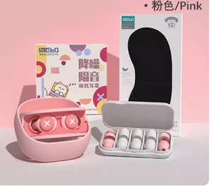 Pink+10 replacement sets+Silk eye mask